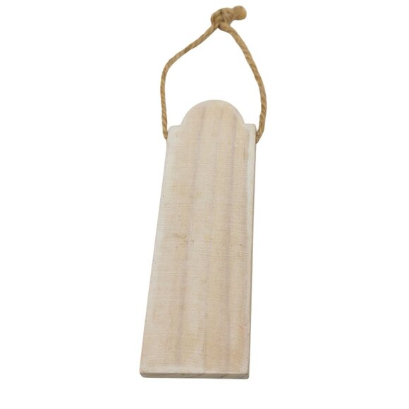 Nautical Wooden "Ahoy" Sign With Rope Hanger Christmas Ornament Miniature 6.5" - Picture 5 of 6